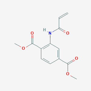 molecular formula C13H13NO5 B2731233 Dimethyl 2-acrylamidoterephthalate CAS No. 327087-98-9