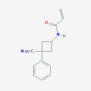 N-(3-Cyano-3-phenylcyclobutyl)prop-2-enamide