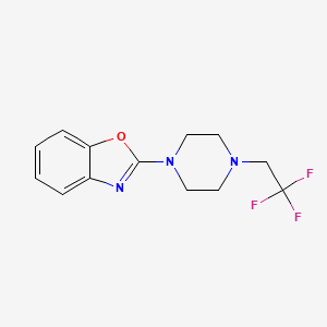 2-[4-(2,2,2-Trifluoroethyl)piperazin-1-yl]-1,3-benzoxazole