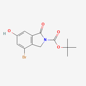 tert-Butyl 4-bromo-6-hydroxy-1-oxo-3H-isoindole-2-carboxylate