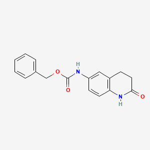 molecular formula C17H16N2O3 B2731438 Benzyl (2-oxo-1,2,3,4-tetrahydroquinolin-6-yl)carbamate CAS No. 921914-57-0