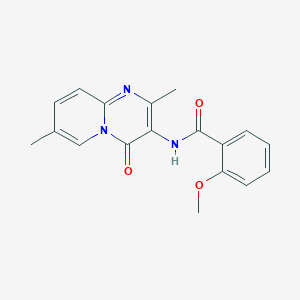 N-(2,7-dimethyl-4-oxo-4H-pyrido[1,2-a]pyrimidin-3-yl)-2-methoxybenzamide