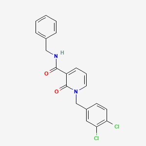 N-benzyl-1-(3,4-dichlorobenzyl)-2-oxo-1,2-dihydro-3-pyridinecarboxamide