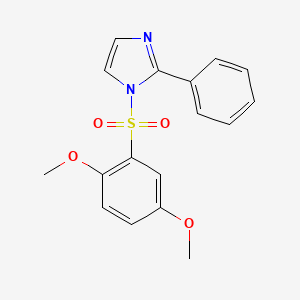 1-(2,5-Dimethoxyphenyl)sulfonyl-2-phenylimidazole