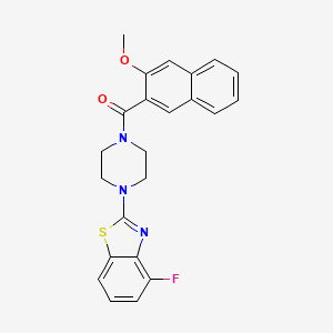 (4-(4-Fluorobenzo[d]thiazol-2-yl)piperazin-1-yl)(3-methoxynaphthalen-2-yl)methanone