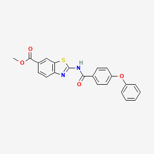 Methyl 2-(4-phenoxybenzamido)benzo[d]thiazole-6-carboxylate