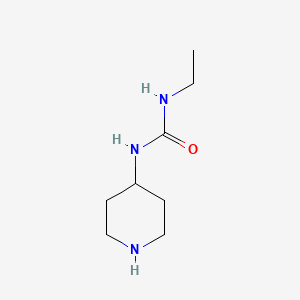 molecular formula C8H17N3O B2731492 1-Ethyl-3-(piperidin-4-yl)urea CAS No. 845775-44-2