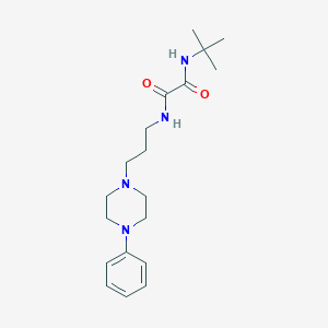 molecular formula C19H30N4O2 B2731502 N-tert-butyl-N'-[3-(4-phenylpiperazin-1-yl)propyl]ethanediamide CAS No. 1049568-51-5