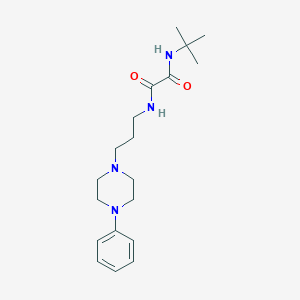 N1-(tert-butyl)-N2-(3-(4-phenylpiperazin-1-yl)propyl)oxalamide