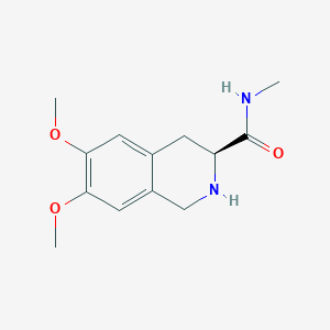 molecular formula C13H18N2O3 B2731529 (S)-6,7-dimethoxy-N-methyl-1,2,3,4-tetrahydroisoquinoline-3-carboxamide CAS No. 1212109-99-3