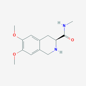 molecular formula C13H18N2O3 B2731529 (3S)-6,7-dimethoxy-N-methyl-1,2,3,4-tetrahydroisoquinoline-3-carboxamide CAS No. 1212109-99-3
