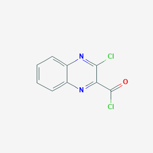 molecular formula C9H4Cl2N2O B2731586 3-Chloroquinoxaline-2-carbonyl chloride CAS No. 49679-41-6