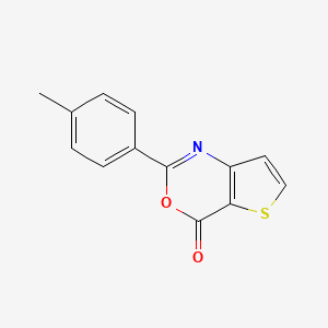 molecular formula C13H9NO2S B2731589 2-(4-methylphenyl)-4H-thieno[3,2-d][1,3]oxazin-4-one CAS No. 866131-40-0
