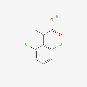 molecular formula C9H8Cl2O2 B2731599 2-(2,6-dichlorophenyl)propanoic Acid CAS No. 2012-78-4