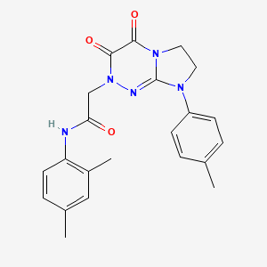 B2731672 N-(2,4-dimethylphenyl)-2-(3,4-dioxo-8-(p-tolyl)-3,4,7,8-tetrahydroimidazo[2,1-c][1,2,4]triazin-2(6H)-yl)acetamide CAS No. 941960-29-8