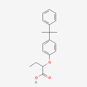2-[4-(1-Methyl-1-phenylethyl)phenoxy]butanoic acid