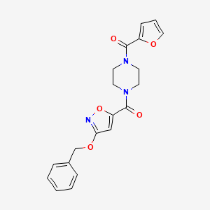 (3-(Benzyloxy)isoxazol-5-yl)(4-(furan-2-carbonyl)piperazin-1-yl)methanone
