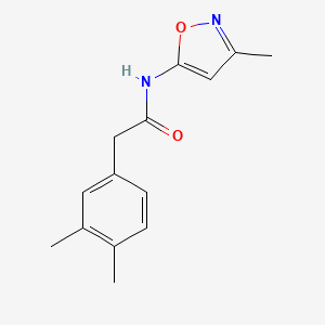 2-(3,4-dimethylphenyl)-N-(3-methylisoxazol-5-yl)acetamide