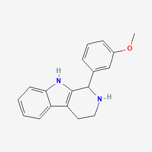 1-(3-Methoxyphenyl)-2,3,4,9-tetrahydro-1H-beta-carboline
