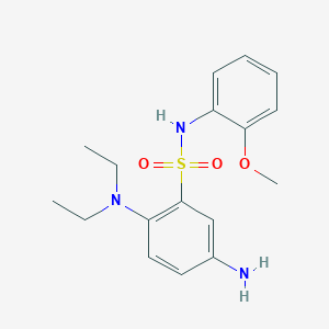 5-amino-2-(diethylamino)-N-(2-methoxyphenyl)benzenesulfonamide