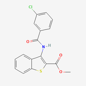 Methyl 3-(3-chlorobenzamido)benzo[b]thiophene-2-carboxylate