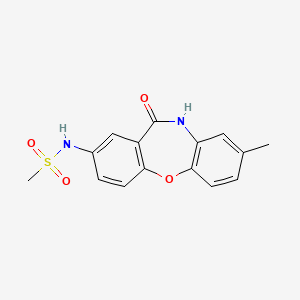 N-(8-methyl-11-oxo-10,11-dihydrodibenzo[b,f][1,4]oxazepin-2-yl)methanesulfonamide
