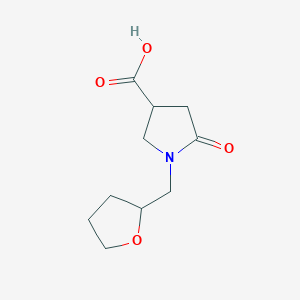5-Oxo-1-(tetrahydro-furan-2-ylmethyl)-pyrrolidine-3-carboxylic acid