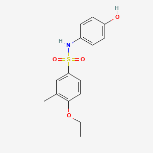 4-ethoxy-N-(4-hydroxyphenyl)-3-methylbenzenesulfonamide