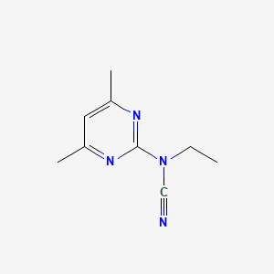 (4,6-Dimethylpyrimidin-2-yl)ethylcyanamide