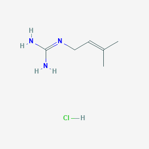 1-(3-Methylbut-2-en-1-yl)guanidine hydrochloride