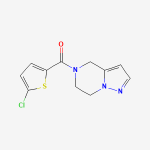 (5-chlorothiophen-2-yl)(6,7-dihydropyrazolo[1,5-a]pyrazin-5(4H)-yl)methanone