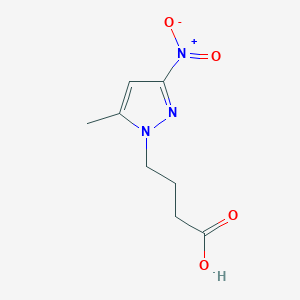 4-(5-methyl-3-nitro-1H-pyrazol-1-yl)butanoic acid