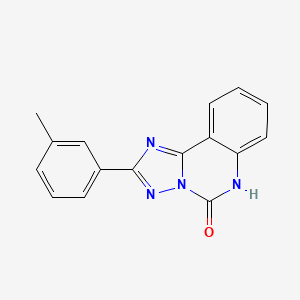 molecular formula C16H12N4O B2731778 2-(m-tolyl)-[1,2,4]triazolo[1,5-c]quinazolin-5(6H)-one CAS No. 931334-14-4