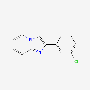 molecular formula C13H9ClN2 B2731809 2-(3-Chlorophenyl)imidazo[1,2-a]pyridine CAS No. 158959-20-7