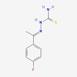 B2731882 [(E)-1-(4-fluorophenyl)ethylideneamino]thiourea CAS No. 1489265-29-3; 78-82-0