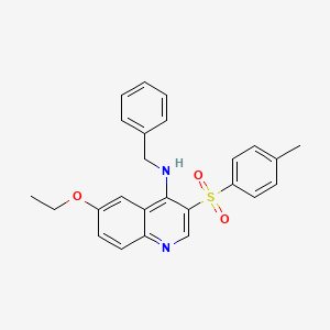 molecular formula C25H24N2O3S B2731908 N-benzyl-6-ethoxy-3-(4-methylbenzenesulfonyl)quinolin-4-amine CAS No. 899356-16-2