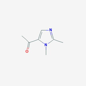 molecular formula C7H10N2O B027322 5-Acetyl-1,2-dimethylimidazole CAS No. 103747-88-2