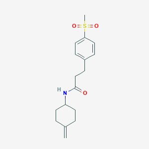B2732238 N-(4-methylenecyclohexyl)-3-(4-(methylsulfonyl)phenyl)propanamide CAS No. 2175979-10-7
