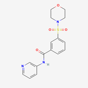 3-(4-morpholinylsulfonyl)-N-3-pyridinylbenzamide
