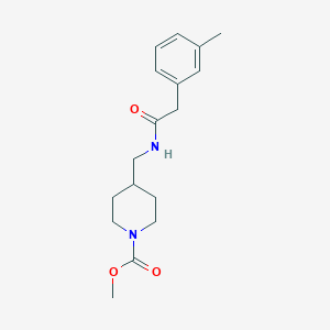 Methyl 4-((2-(m-tolyl)acetamido)methyl)piperidine-1-carboxylate