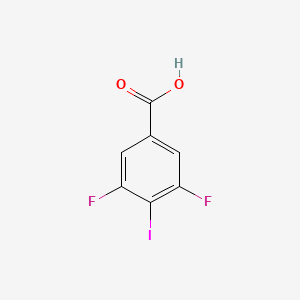 molecular formula C7H3F2IO2 B2732324 3,5-Difluoro-4-iodobenzoic acid CAS No. 658-06-0