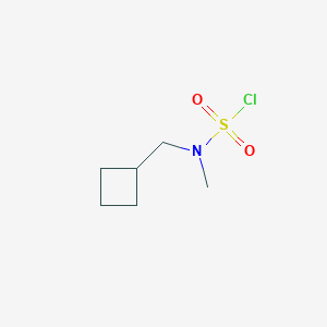 molecular formula C6H12ClNO2S B2732366 N-(cyclobutylmethyl)-N-methylsulfamoyl chloride CAS No. 1339480-24-8