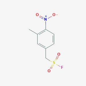 molecular formula C8H8FNO4S B2732417 (3-Methyl-4-nitrophenyl)methanesulfonyl fluoride CAS No. 2228223-17-2
