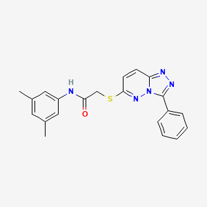 N-(3,5-dimethylphenyl)-2-((3-phenyl-[1,2,4]triazolo[4,3-b]pyridazin-6-yl)thio)acetamide