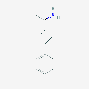 (1S)-1-(3-Phenylcyclobutyl)ethanamine
