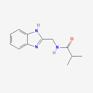 N-(1H-benzimidazol-2-ylmethyl)-2-methylpropanamide