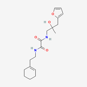 N1-(2-(cyclohex-1-en-1-yl)ethyl)-N2-(3-(furan-2-yl)-2-hydroxy-2-methylpropyl)oxalamide