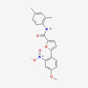 N-(2,4-dimethylphenyl)-5-(4-methoxy-2-nitrophenyl)furan-2-carboxamide