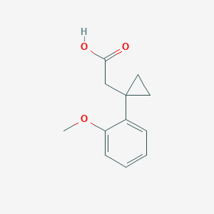 2-[1-(2-Methoxyphenyl)cyclopropyl]acetic acid