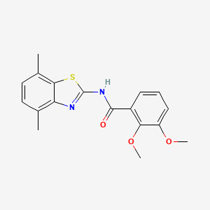 N-(4,7-dimethyl-1,3-benzothiazol-2-yl)-2,3-dimethoxybenzamide